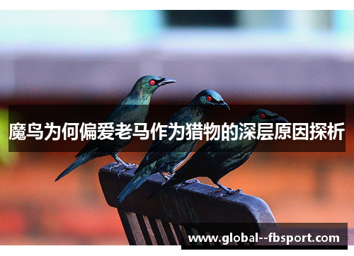 魔鸟为何偏爱老马作为猎物的深层原因探析 魔鸟为何偏爱老马作为猎物的深层原因探析